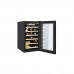 Candy CWC021ELSPK/N 21 Bottle Wine Cooler, Glass Door, Wooden Shelves
